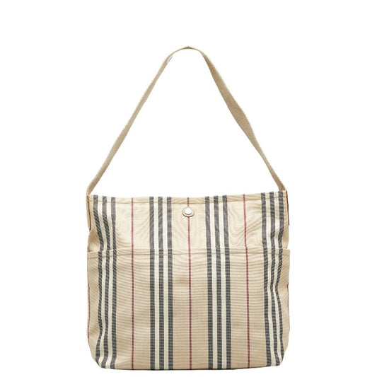 Burberry Nova Check s Bag Beige Multicolor Canvas Ladies Burberry