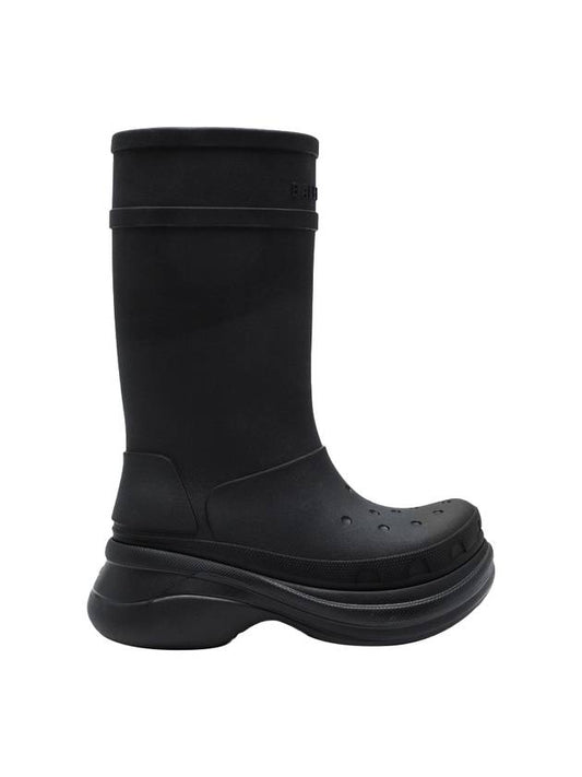 Balenciaga Crocs Rain Boots Black