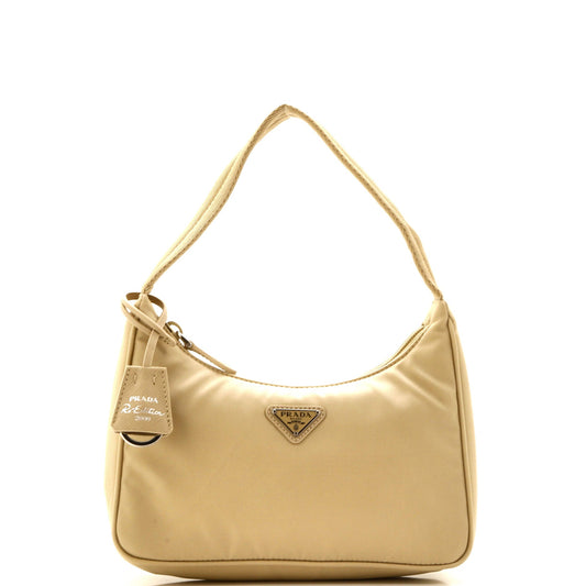 Prada Re-Edition 2000 Hobo Tessuto Mini