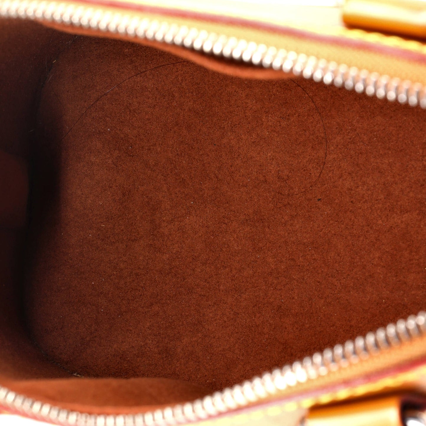 Alma Handbag Epi Leather with Logo Jacquard Strap BB