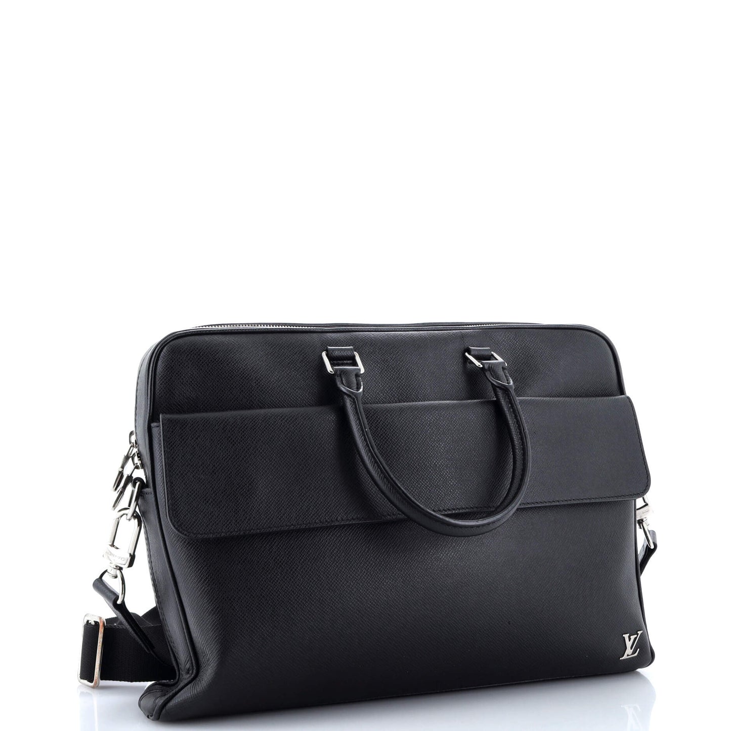 Alex Briefcase Taiga Leather
