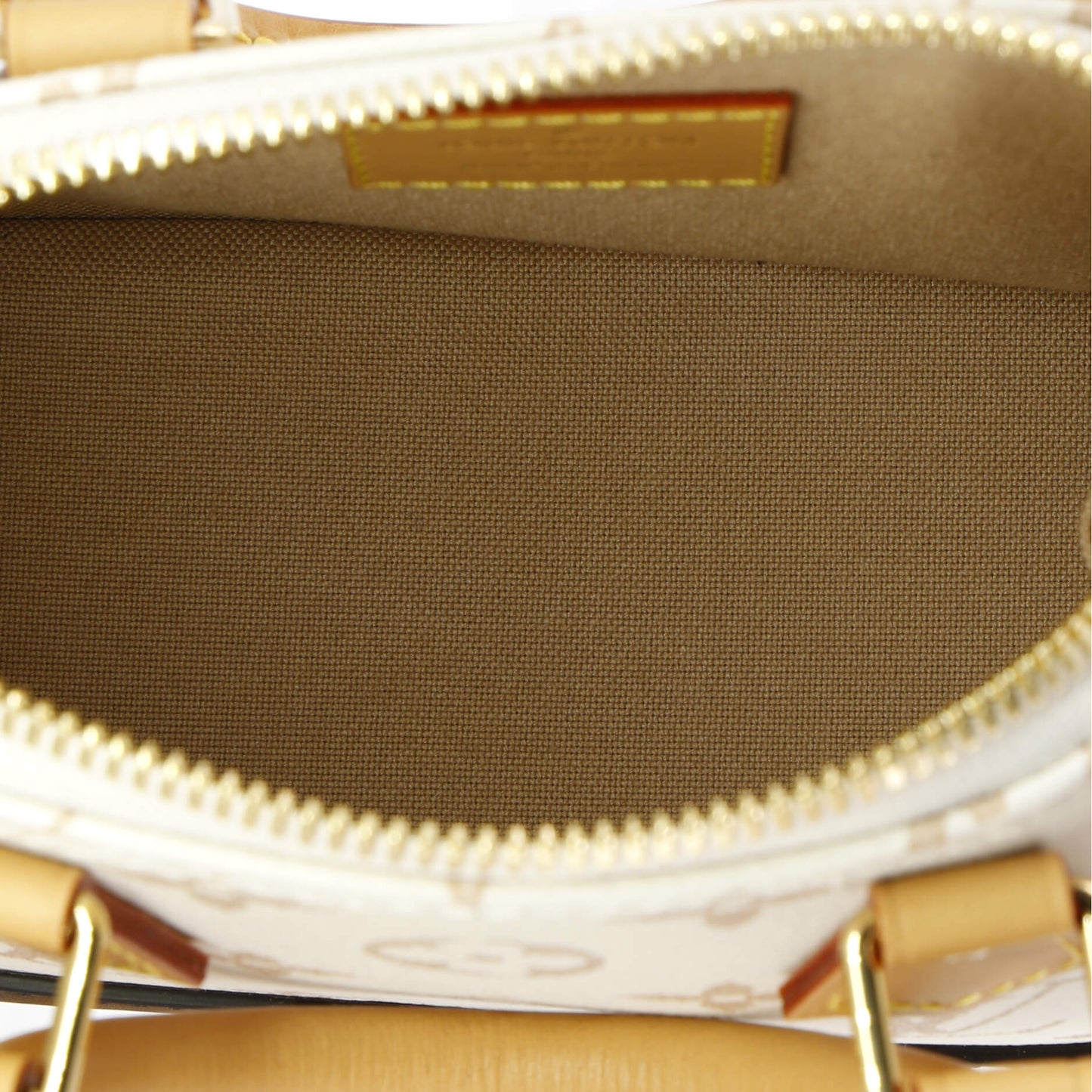 Alma Handbag Monogram Dune Canvas Nano