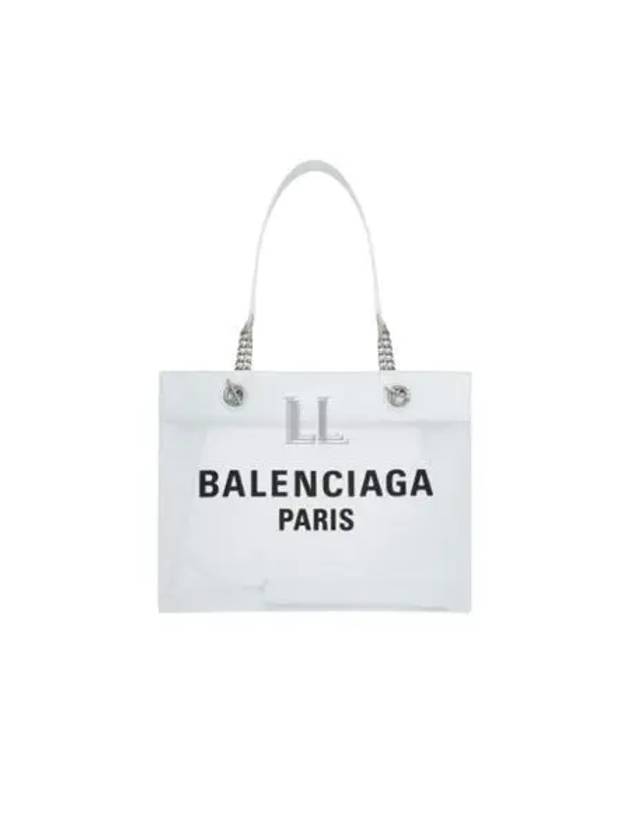 Balenciaga Duty Free Medium Tote Bag White