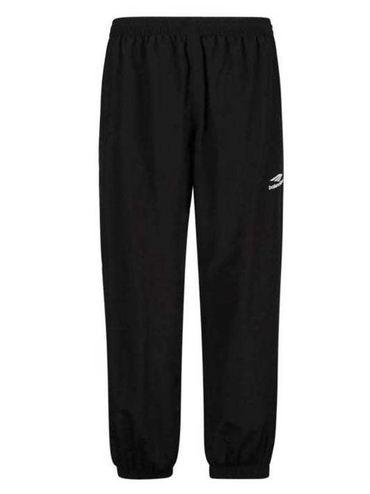 Balenciaga Logo Print Training Jogger Track Pants Black