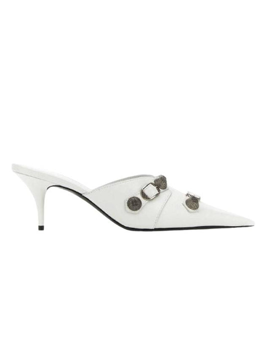 Balenciaga Cagole 70mm Mule Optic White