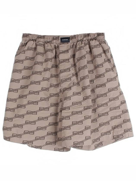 Balenciaga BB logo cotton shorts