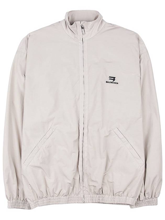 Balenciaga Logo Technical Track Jacket Beige