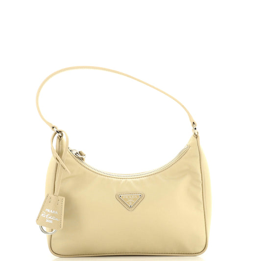 Prada Re-Edition 2005 Hobo Tessuto with Saffiano Leather Mini
