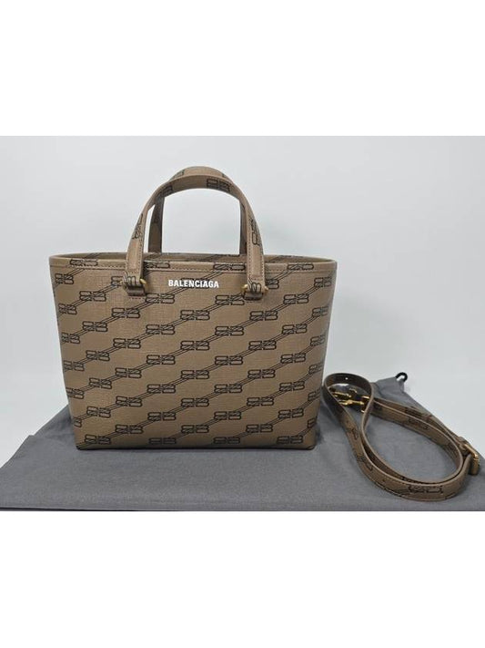 Balenciaga Signature BB Monogram Small Shopper Bag