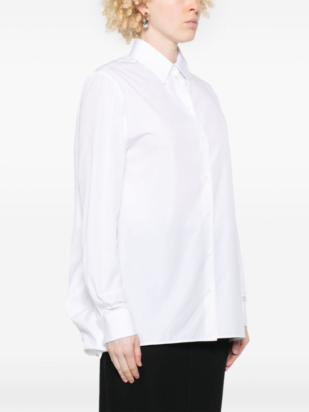 Givenchy Women Oversized Cotton Shirt