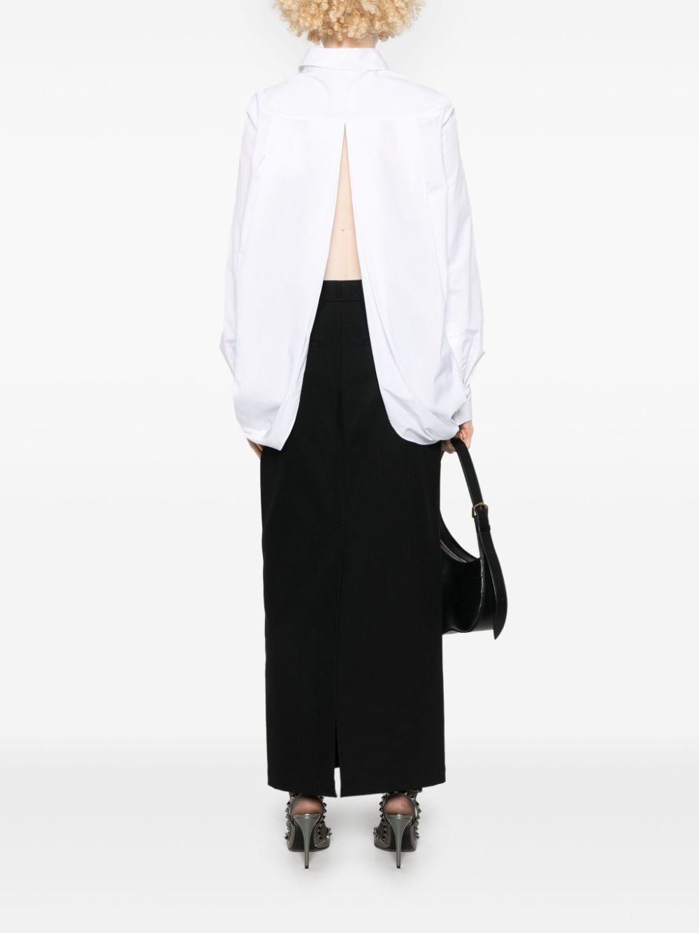 Givenchy Women Oversized Cotton Shirt