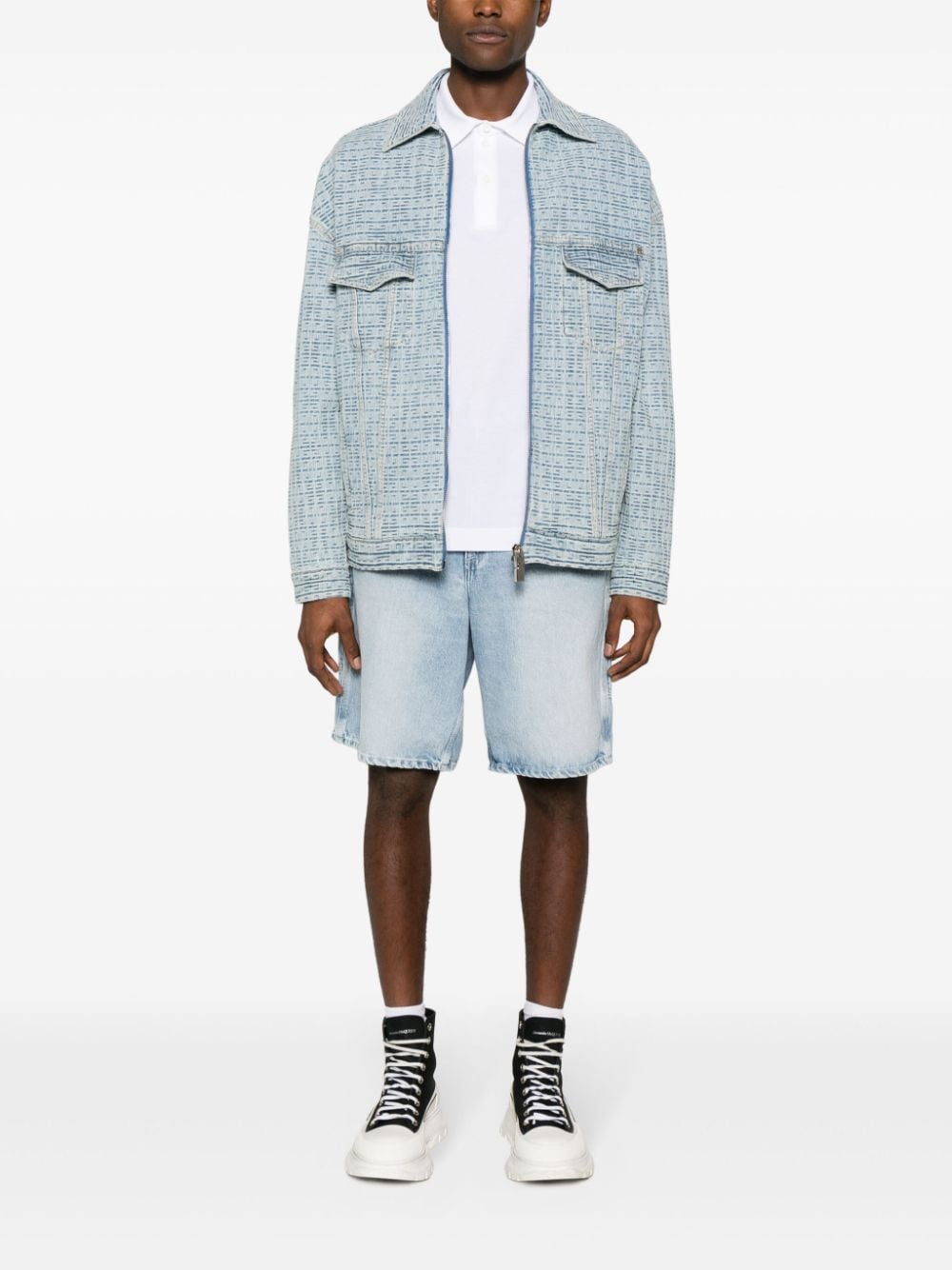 Givenchy Men 4G Logo Cotton Polo Shirt