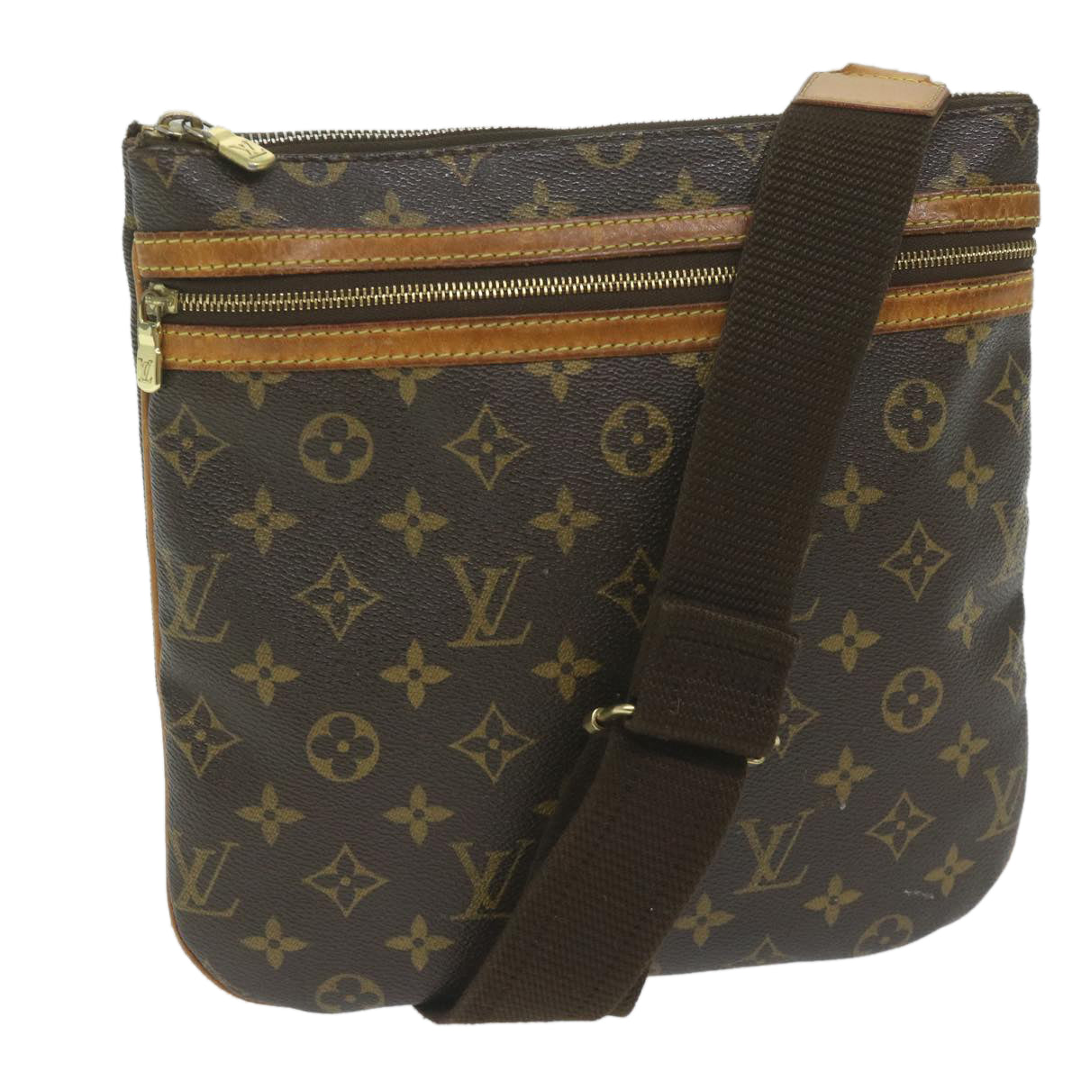 LOUIS VUITTON Monogram Pochette Bosphore Shoulder Bag M40044 LV ki3914