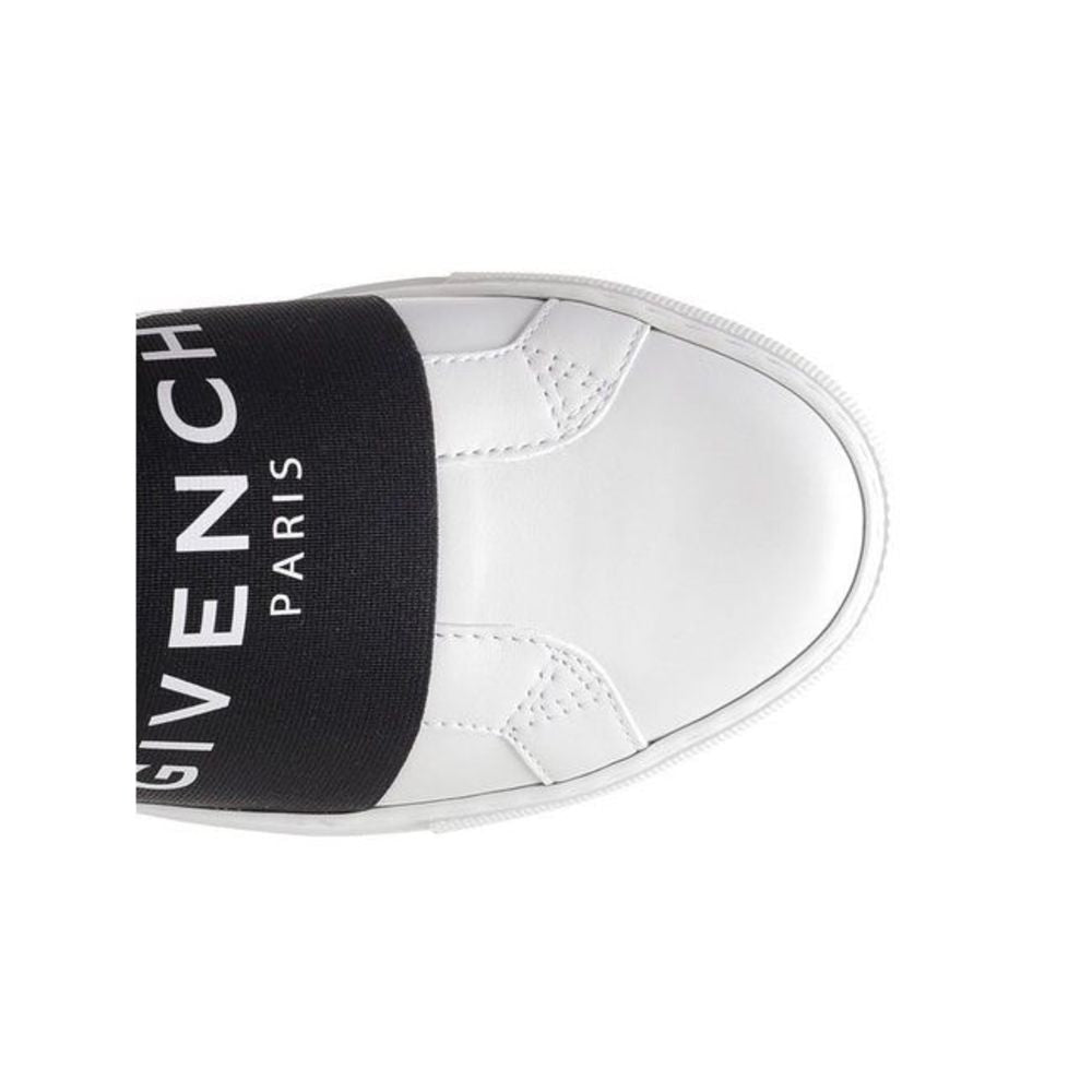 Givenchy Women White Webbing Low-Top Sneakers