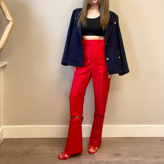CELINE two-way wool pants