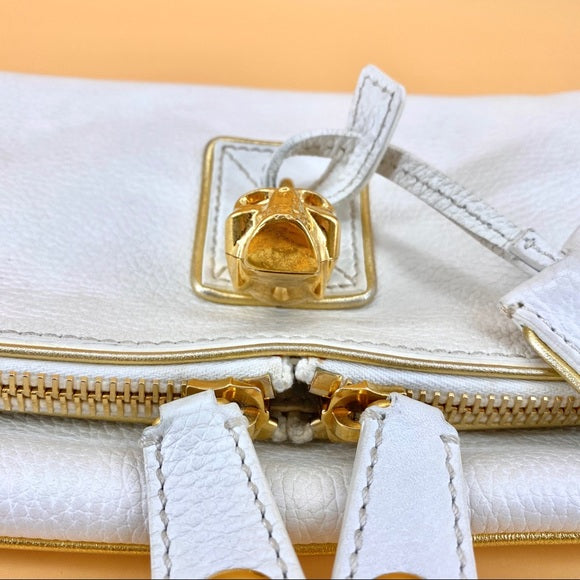 ALEXANDER MCQUEEN leather clutch bag