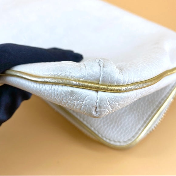 ALEXANDER MCQUEEN leather clutch bag