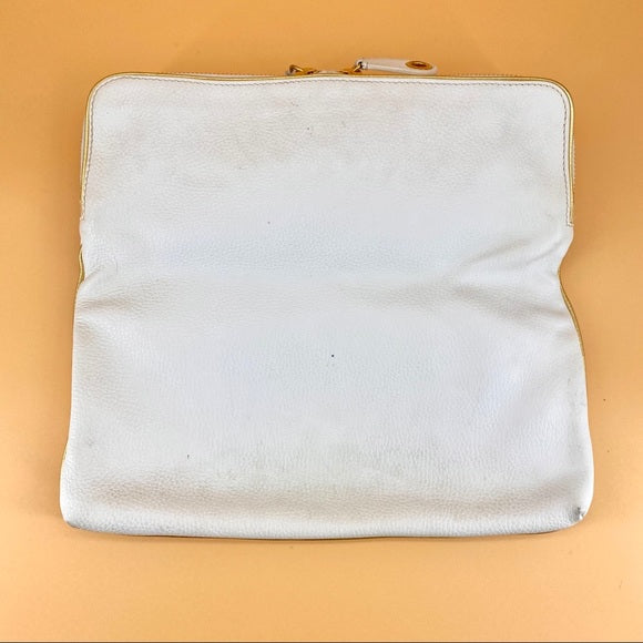 ALEXANDER MCQUEEN leather clutch bag