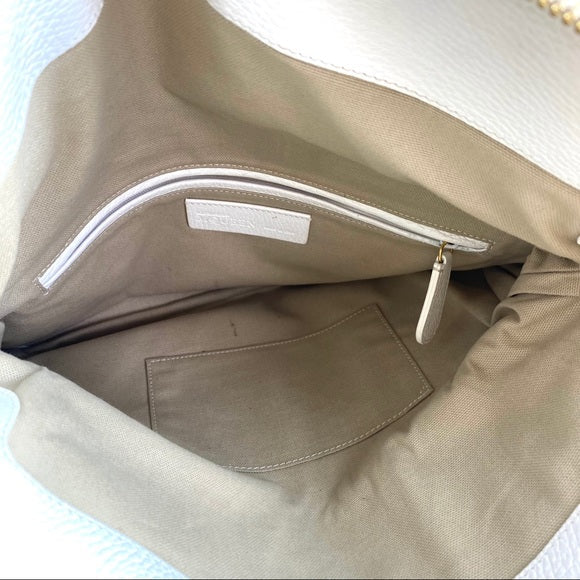 ALEXANDER MCQUEEN leather clutch bag