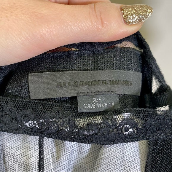 Alexander wang DRESS TRIMMED WITH SHIRT