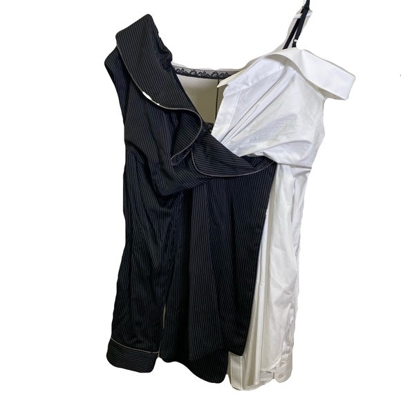Alexander wang DRESS TRIMMED WITH SHIRT