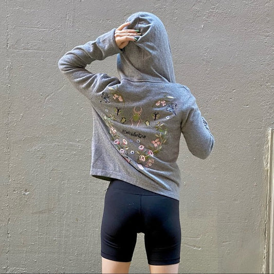 Red Valentino gray wool cardigan