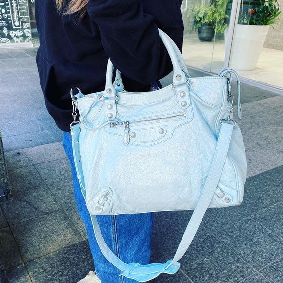 BALENCIAGA lambskin Town bag