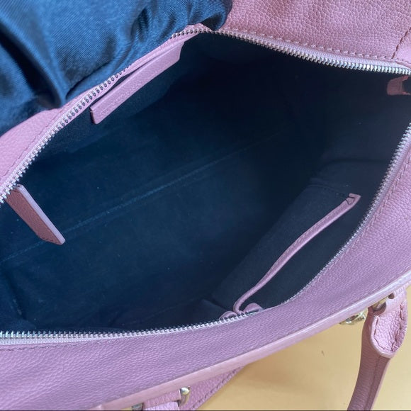 ALEXANDER MCQUEEN Pink padlock Leather Tote Bag