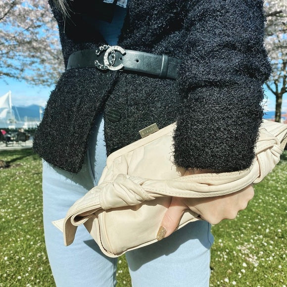 GIVENCHY vintage leather hobo