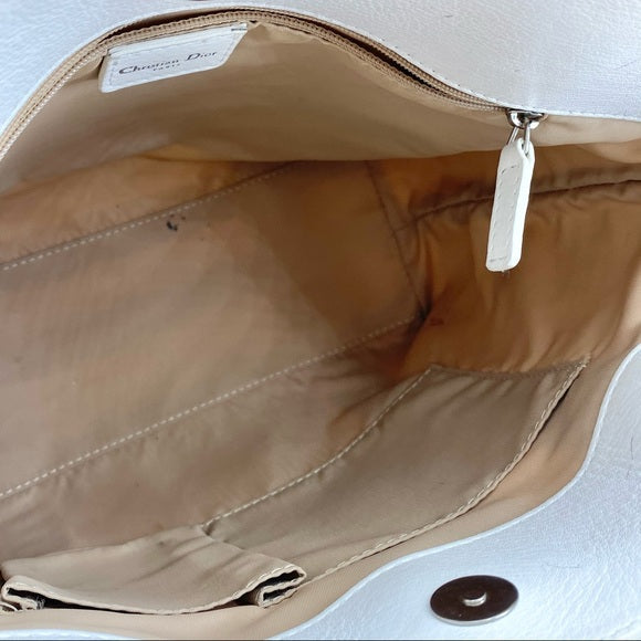 DIOR diorissimo street chic downtown cream canvas Tote