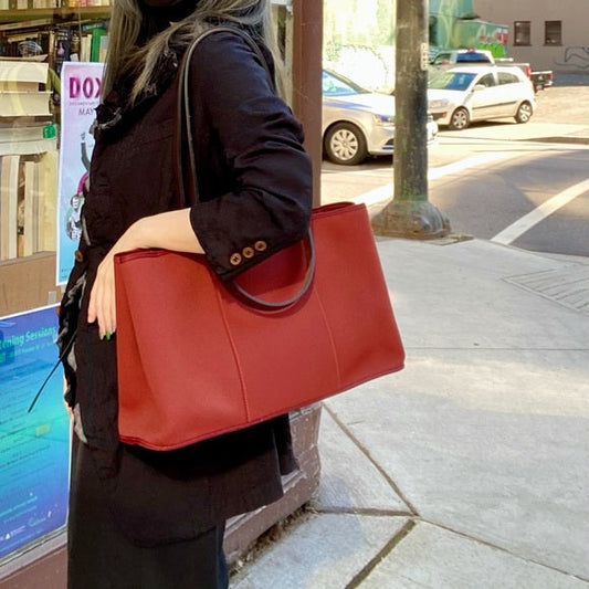 HERMES cabag PM canvas Shoulder bag