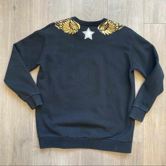 RED VALENTINO Golden wings sweatshirt
