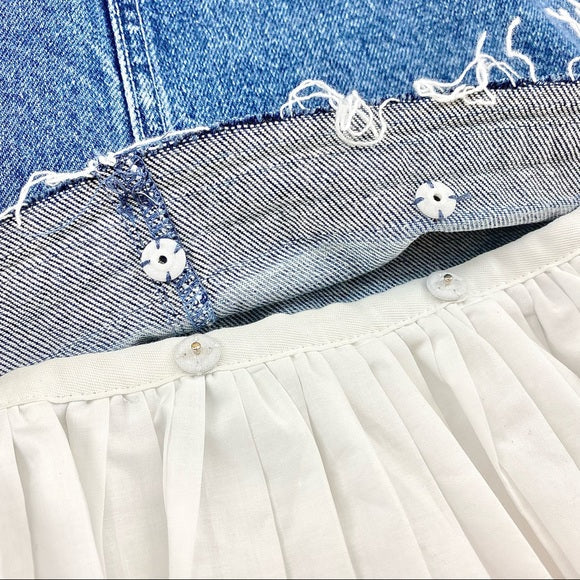 ALEXANDER MCQUEEN denim dress