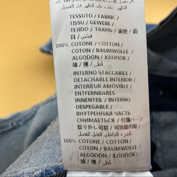 ALEXANDER MCQUEEN denim dress