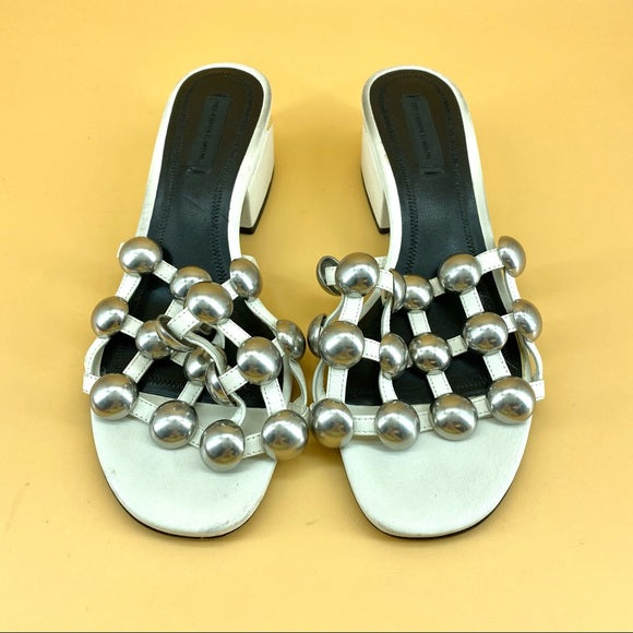 ALEXANDER WANG Rivet leather sandals