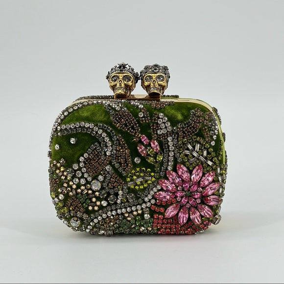 Alexander McQueen crystal two-way bag