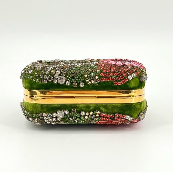 Alexander McQueen crystal two-way bag