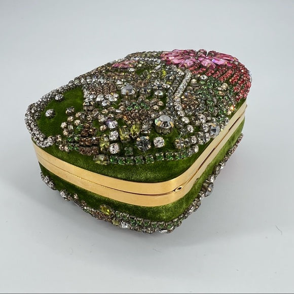 Alexander McQueen crystal two-way bag