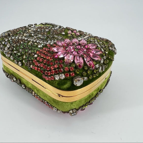 Alexander McQueen crystal two-way bag