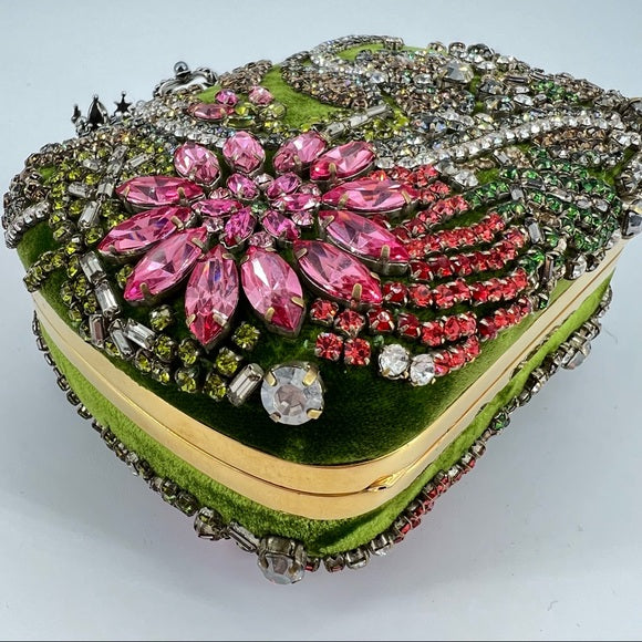 Alexander McQueen crystal two-way bag