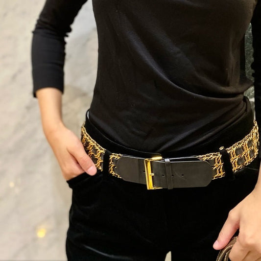 CHLOE Vintage style metal belt