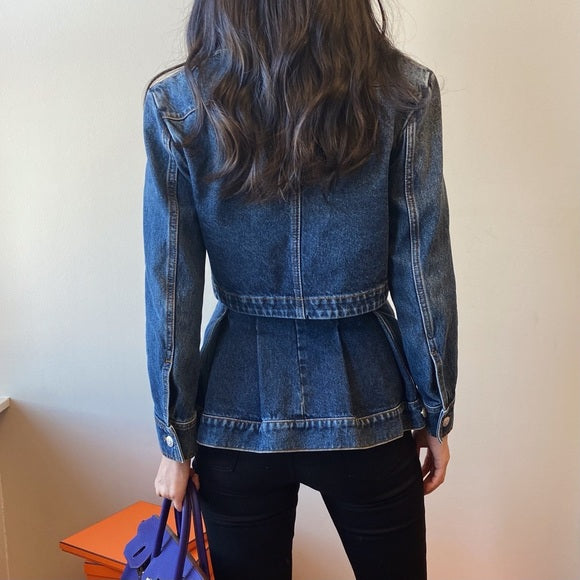 Alexander McQueen Women's denim blazer