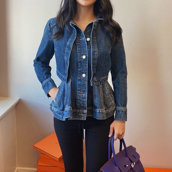 Alexander McQueen Women's denim blazer