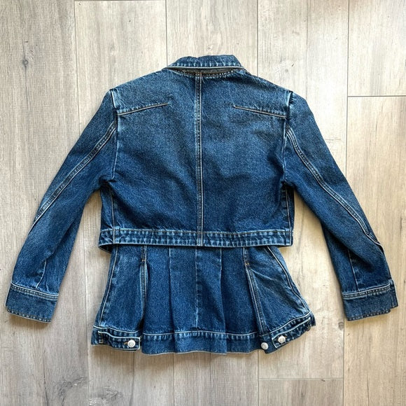 Alexander McQueen Women's denim blazer