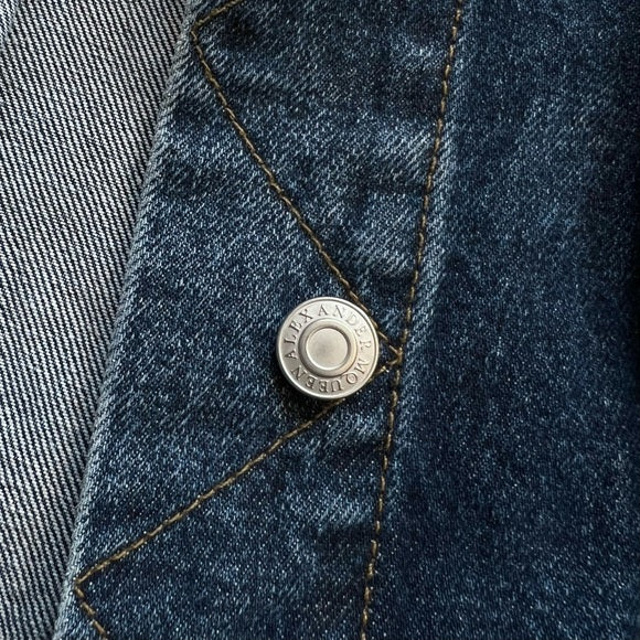 Alexander McQueen Women's denim blazer