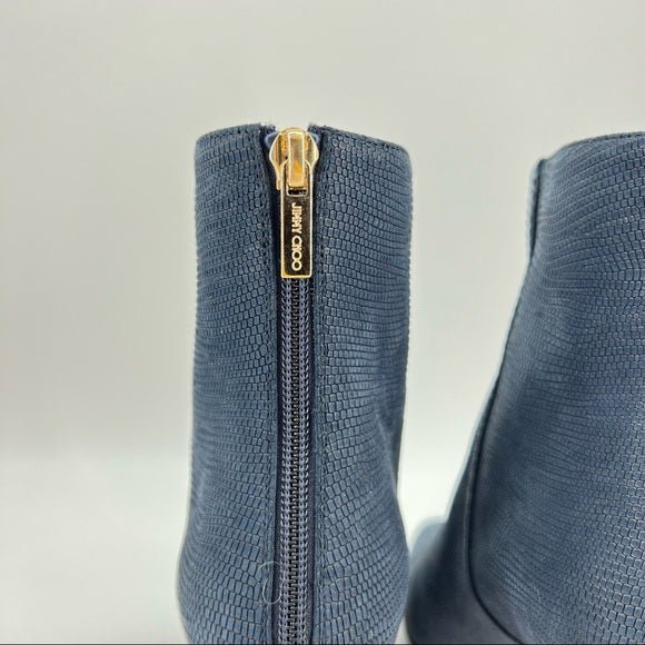 Jimmy Choo Blue leather boots