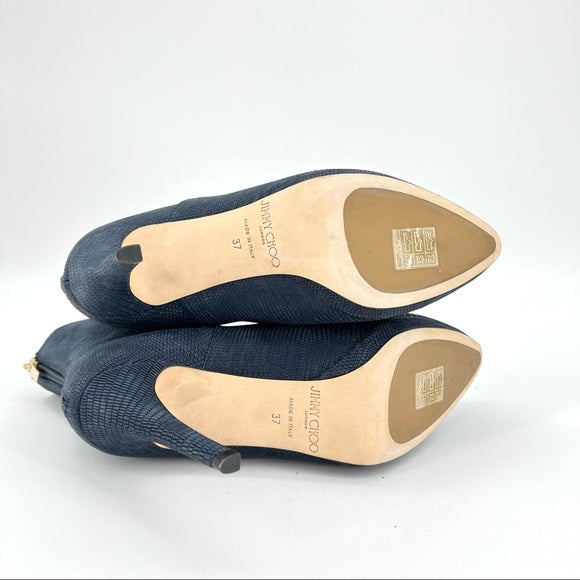 Jimmy Choo Blue leather boots