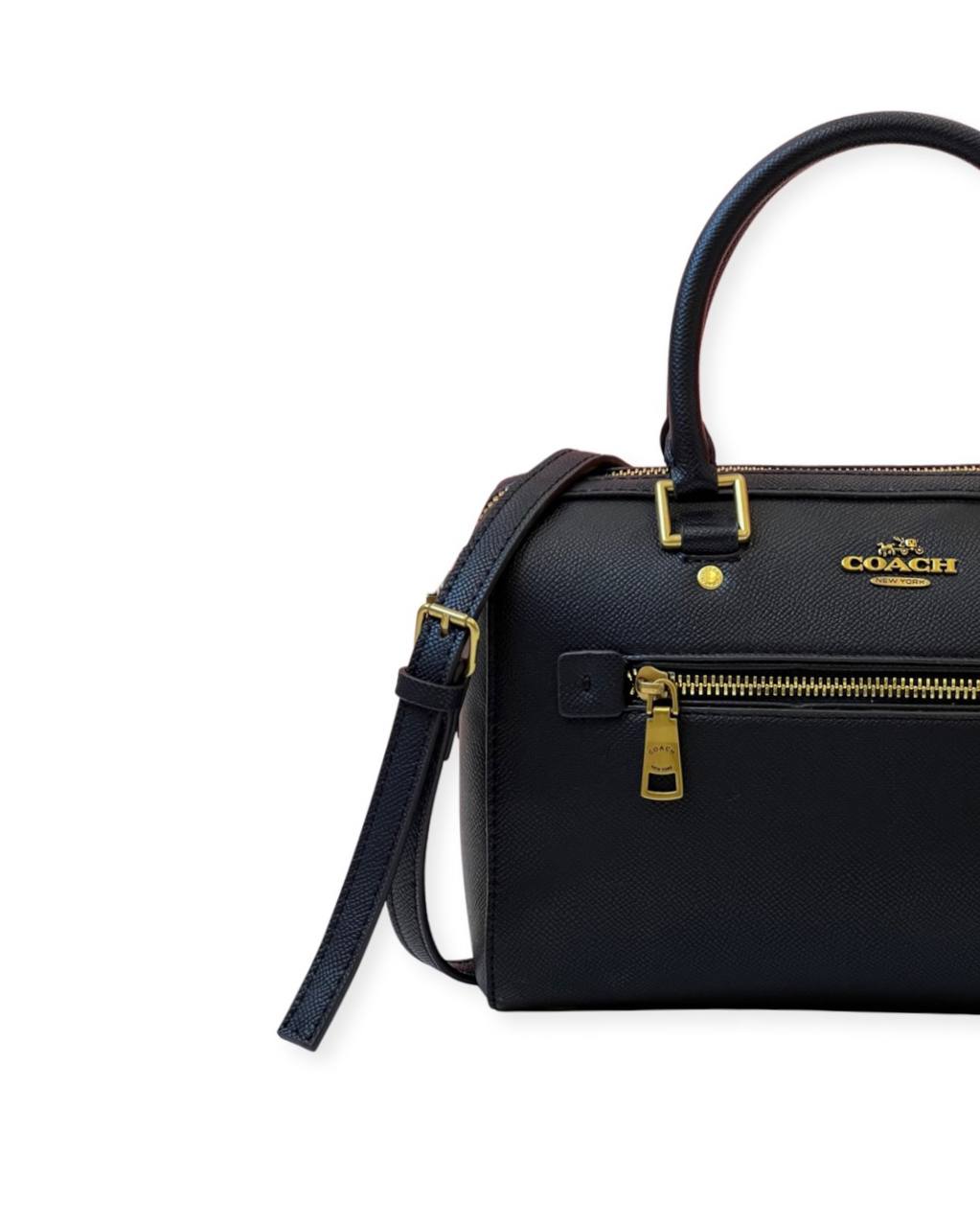 Coach Rowan Satchel Bag In Black