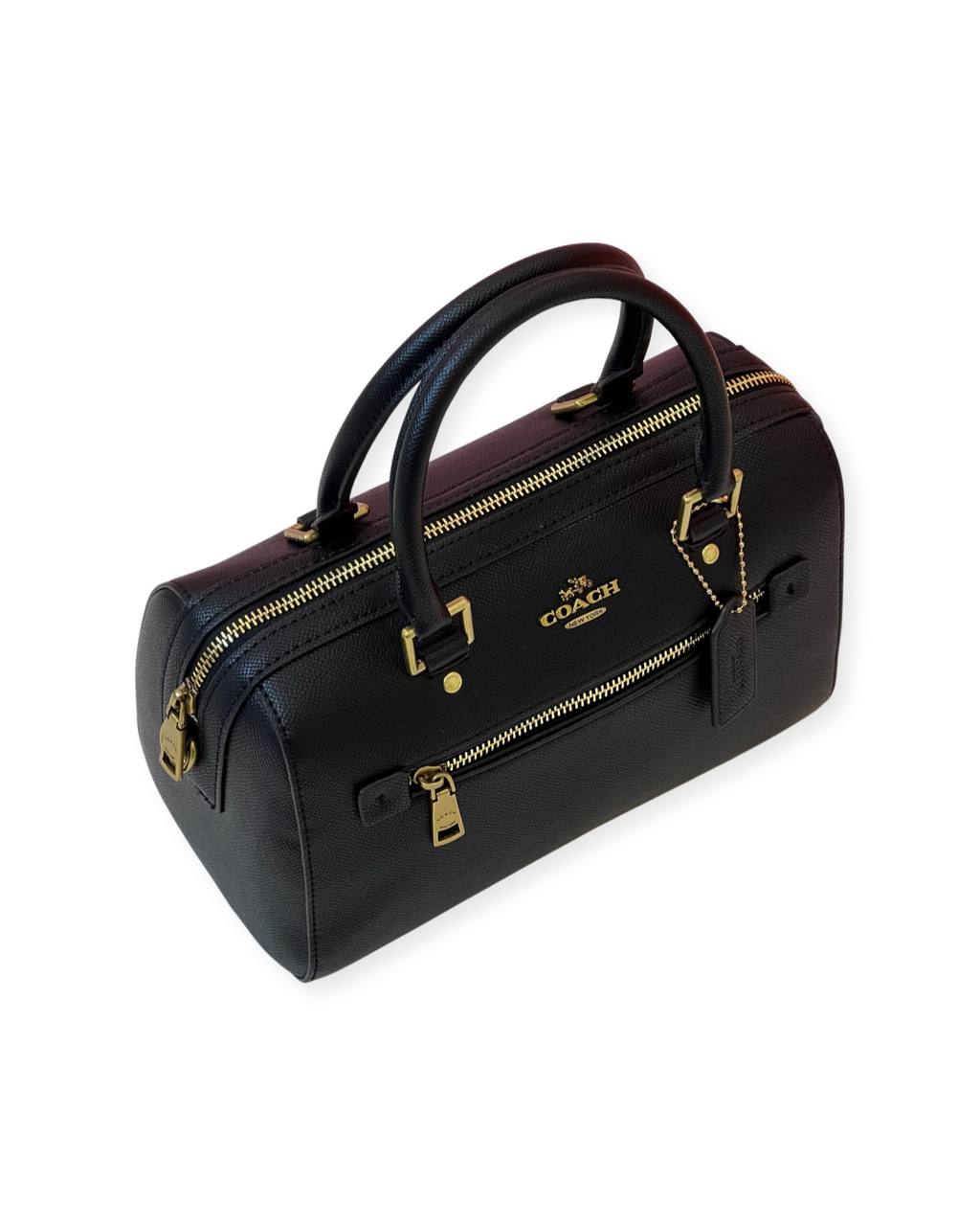 Coach Rowan Satchel Bag In Black