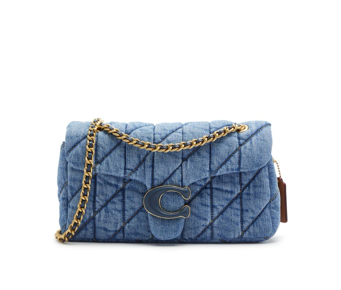 Coach Tabby 26 quilted denim shoulder bag